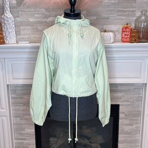 Sisstrevolution Light Green Crop Jacket Size Small